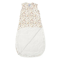 Quilted bamboo sleep bag - Floral (1.0 tog)