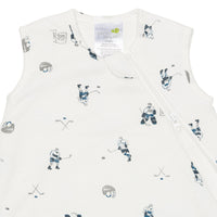 Quilted bamboo sleep sack - Hockey (2.5 togs)
