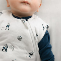 Quilted bamboo sleep sack - Hockey (1.0 tog)