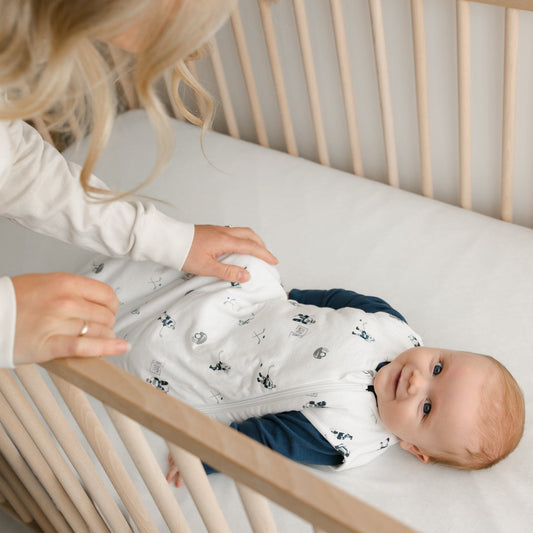 Quilted bamboo sleep sack - Hockey (1.0 tog)