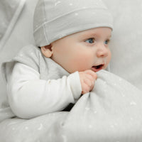 Quilted bamboo sleep sack - Moon (1.0 tog)