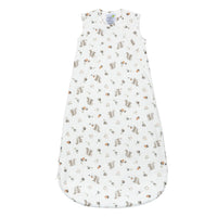 Quilted bamboo sleep bag - Squirrel (2.5 togs)