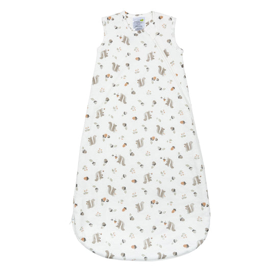 Quilted bamboo sleep bag - Squirrel (2.5 togs)