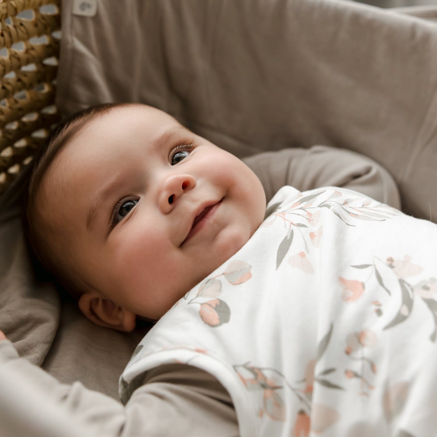 Sac de nuit matelassé en bambou - Feuilles (1.0 tog)