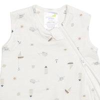 Sac de nuit matelassé en bambou - Océan (1.0 tog)