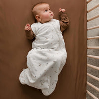 Sac de nuit matelassé en bambou - Océan (1.0 tog)