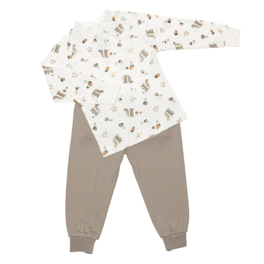 Bamboo pajama set - Squirrel