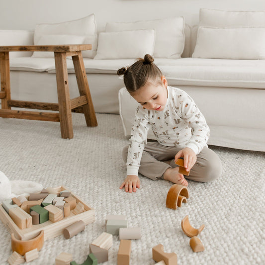 Bamboo pajama set - Squirrel