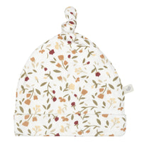 Bonnet pour bébé en bambou - Floral