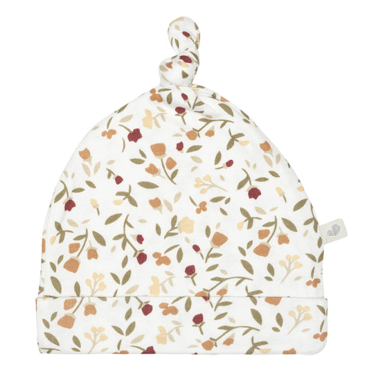 Bonnet pour bébé en bambou - Floral