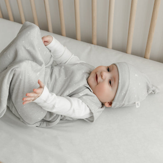 Bonnet pour bébé en bambou - Lune