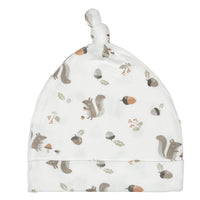 Bonnet pour bébé en bambou - Écureuil