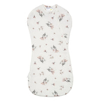 Bamboo newborn sleep sack - Watercolor Flowers (1.0 tog)