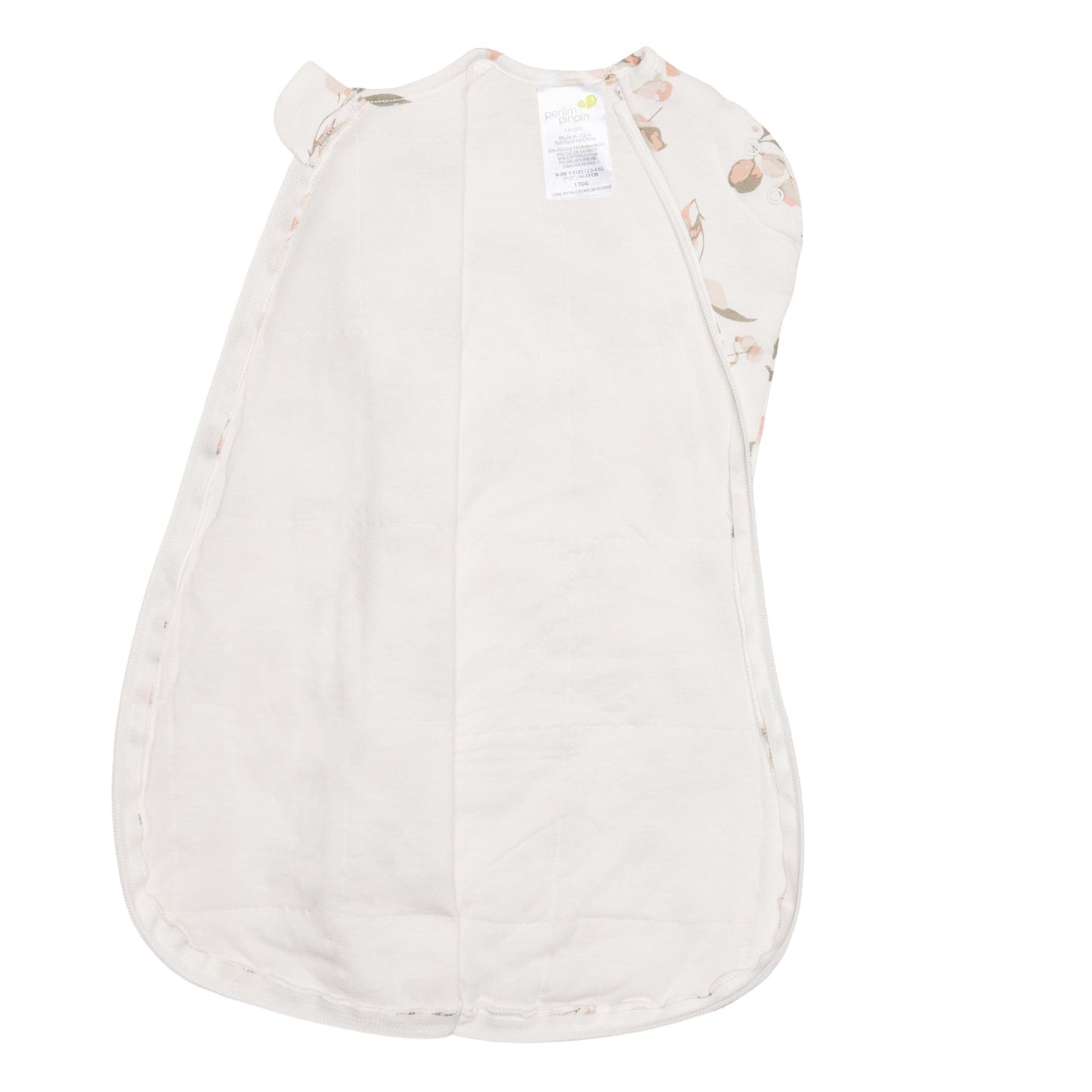 Sac de nuit pour nouveau-né en bambou - Feuilles (1.0 tog)