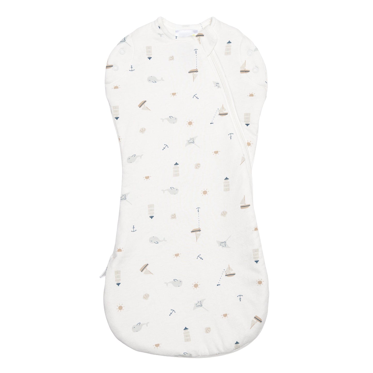 Bamboo newborn sleep sack - Ocean (1.0 tog)