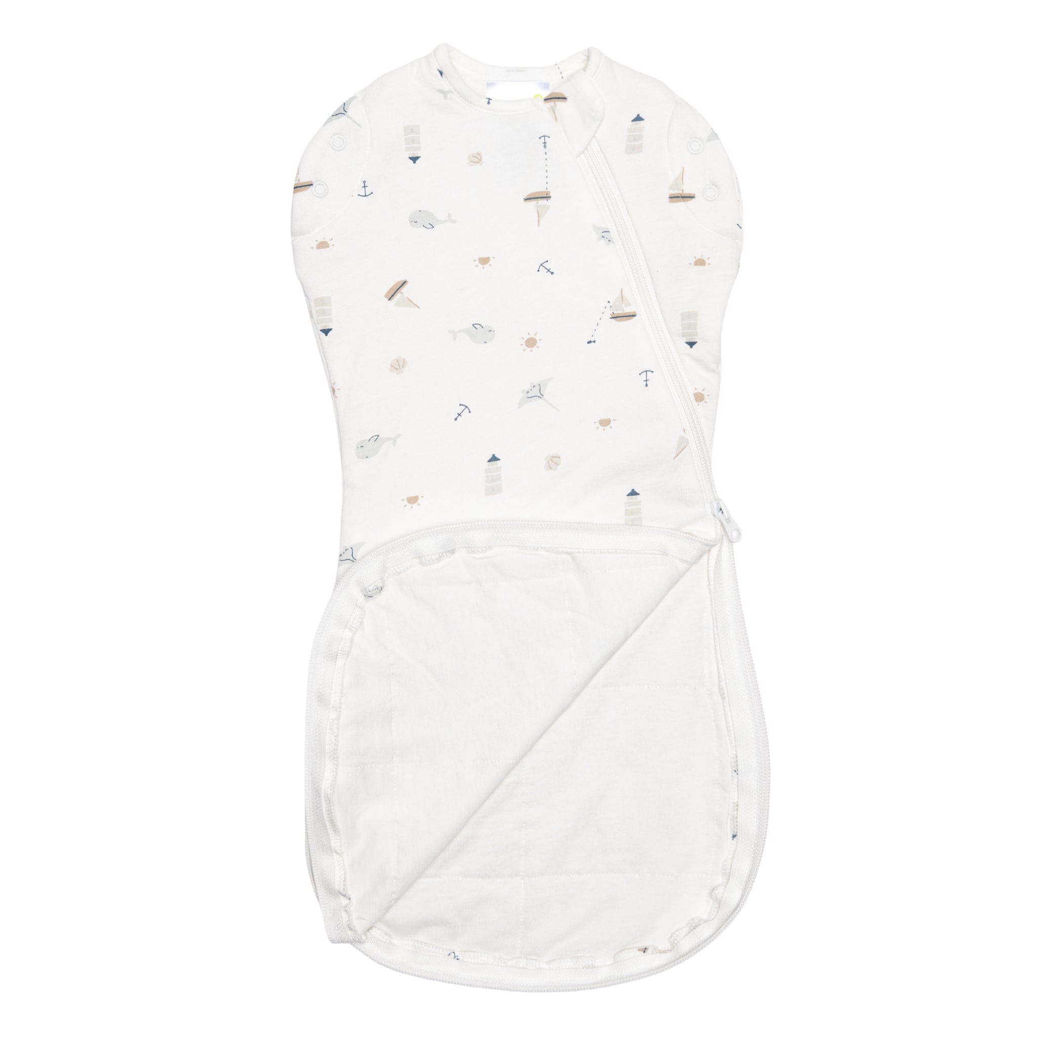 Bamboo newborn sleep sack - Ocean (1.0 tog)