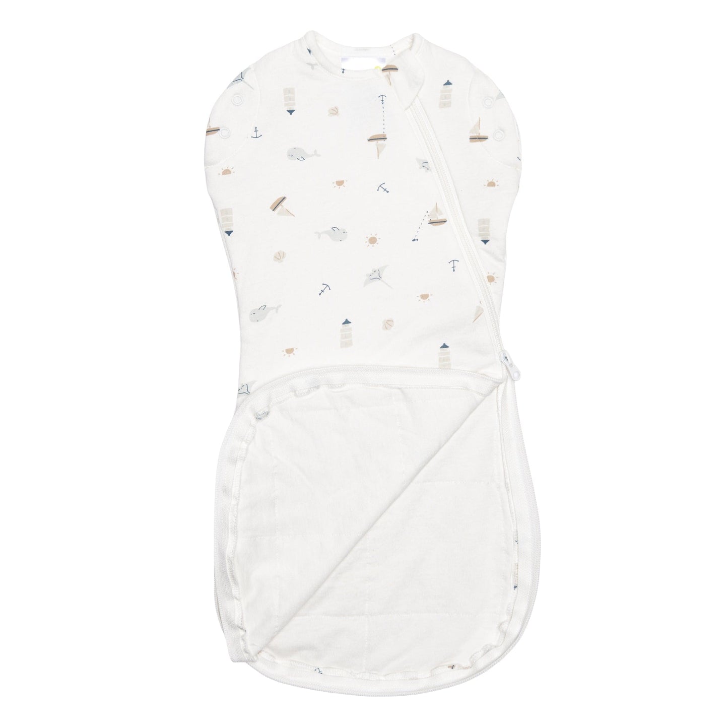 Bamboo newborn sleep sack - Ocean (1.0 tog)