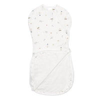 Bamboo newborn sleep sack - Ocean (1.0 tog)