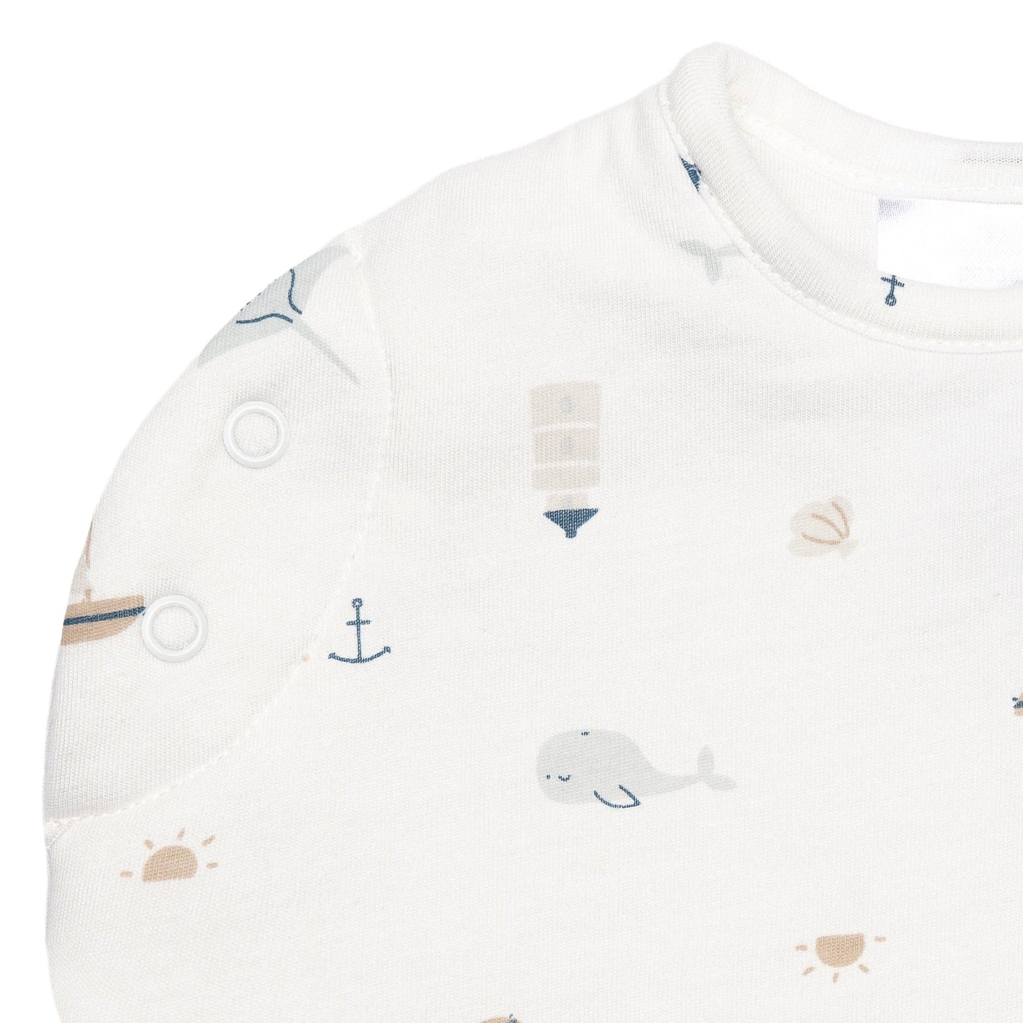 Bamboo newborn sleep sack - Ocean (1.0 tog)