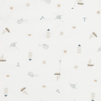 Bamboo newborn sleep sack - Ocean (1.0 tog)