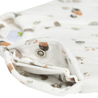 Bamboo newborn sleep sack - Squirrel (1.0 tog)