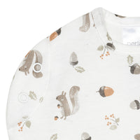 Bamboo newborn sleep sack - Squirrel (1.0 tog)