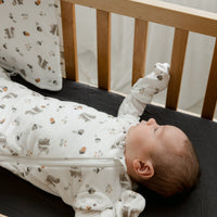 Bamboo newborn sleep sack - Squirrel (1.0 tog)
