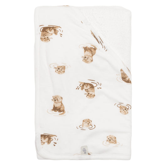 Bamboo hooded towel - Otters