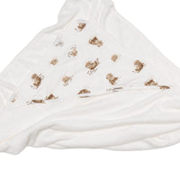 Bamboo hooded towel - Otters