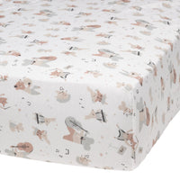 Bamboo Fitted sheet - Music