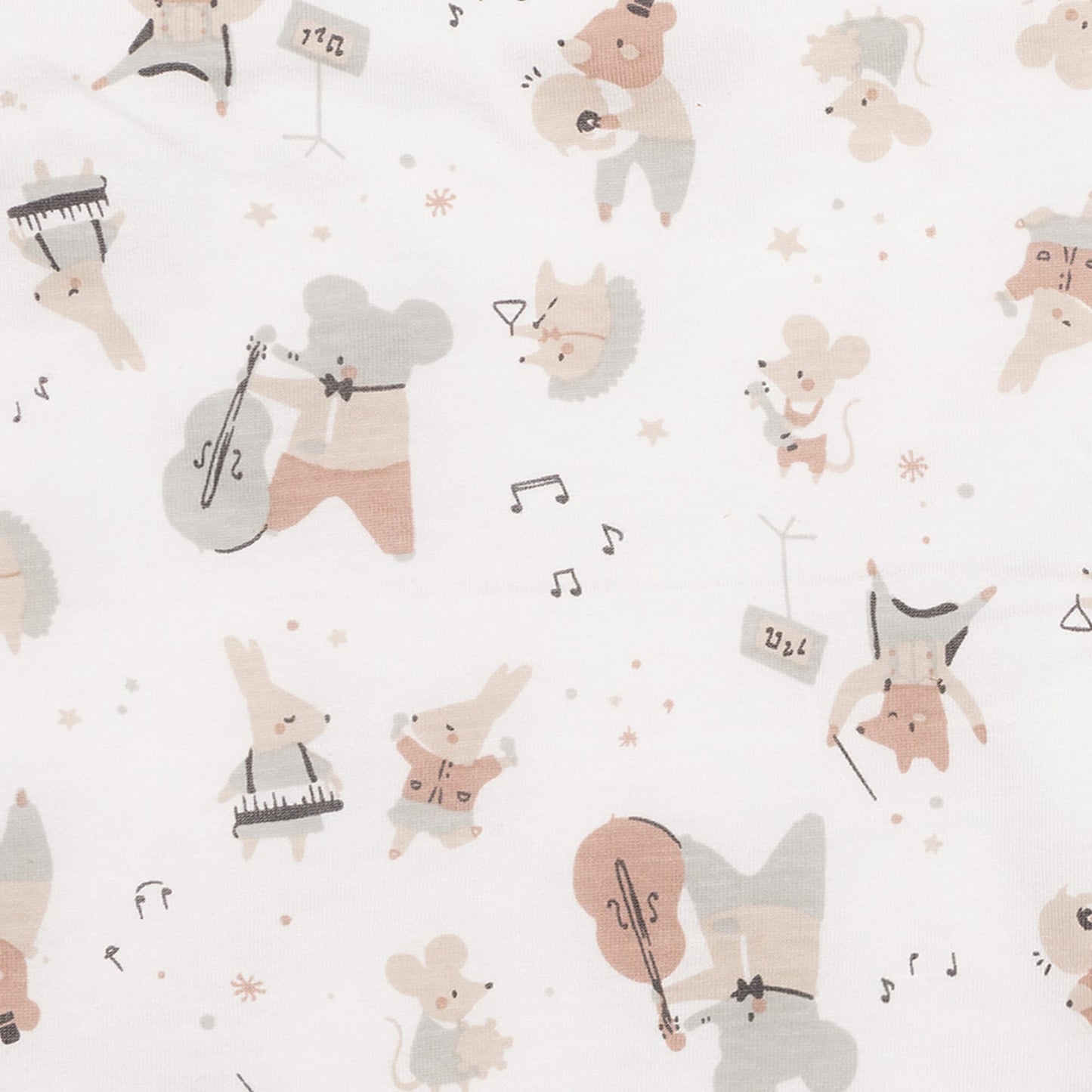 Bamboo Fitted sheet - Music