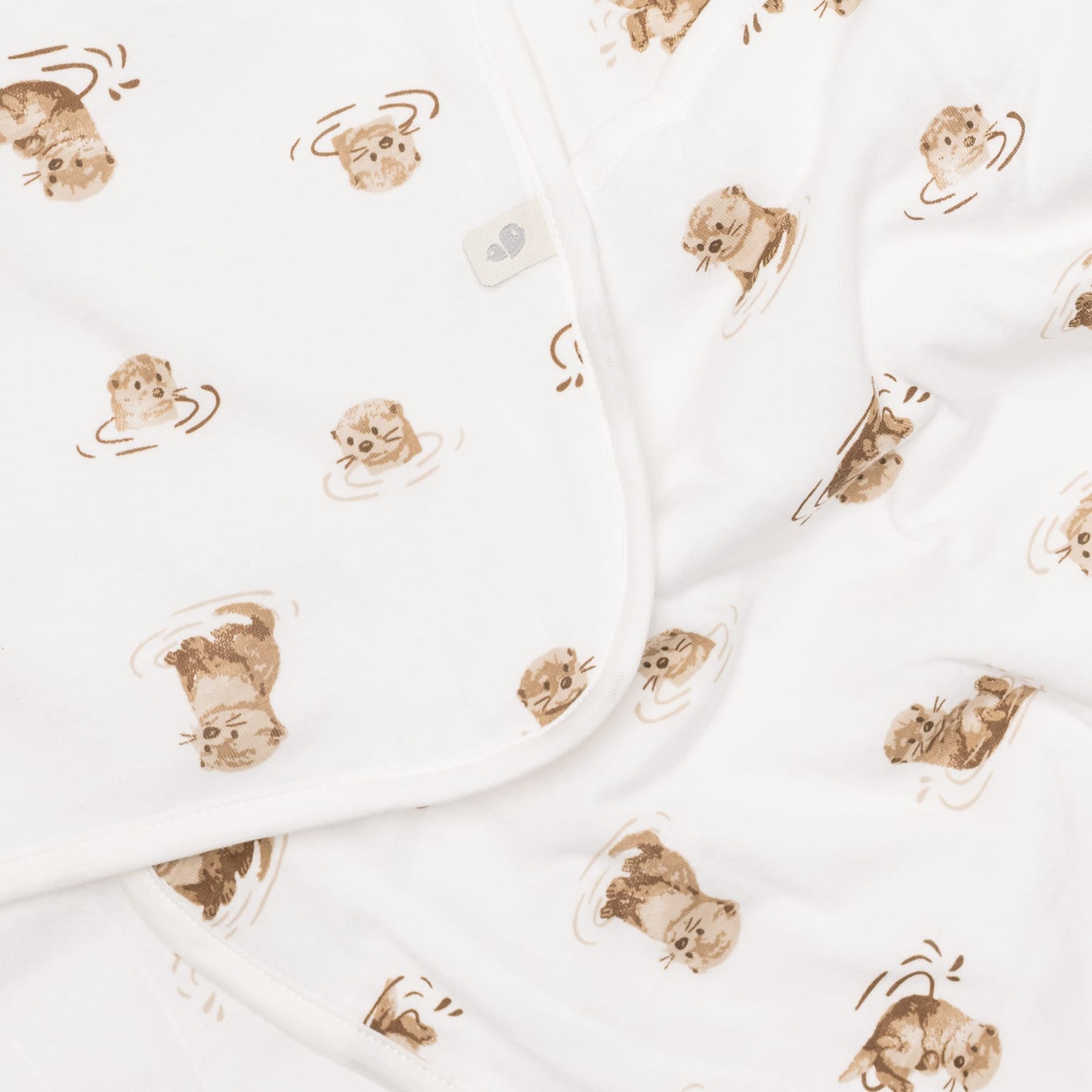 Bamboo blanket - Otters