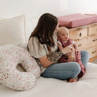 Bamboo nursing pillow cover - Garden (COVER ONLY)