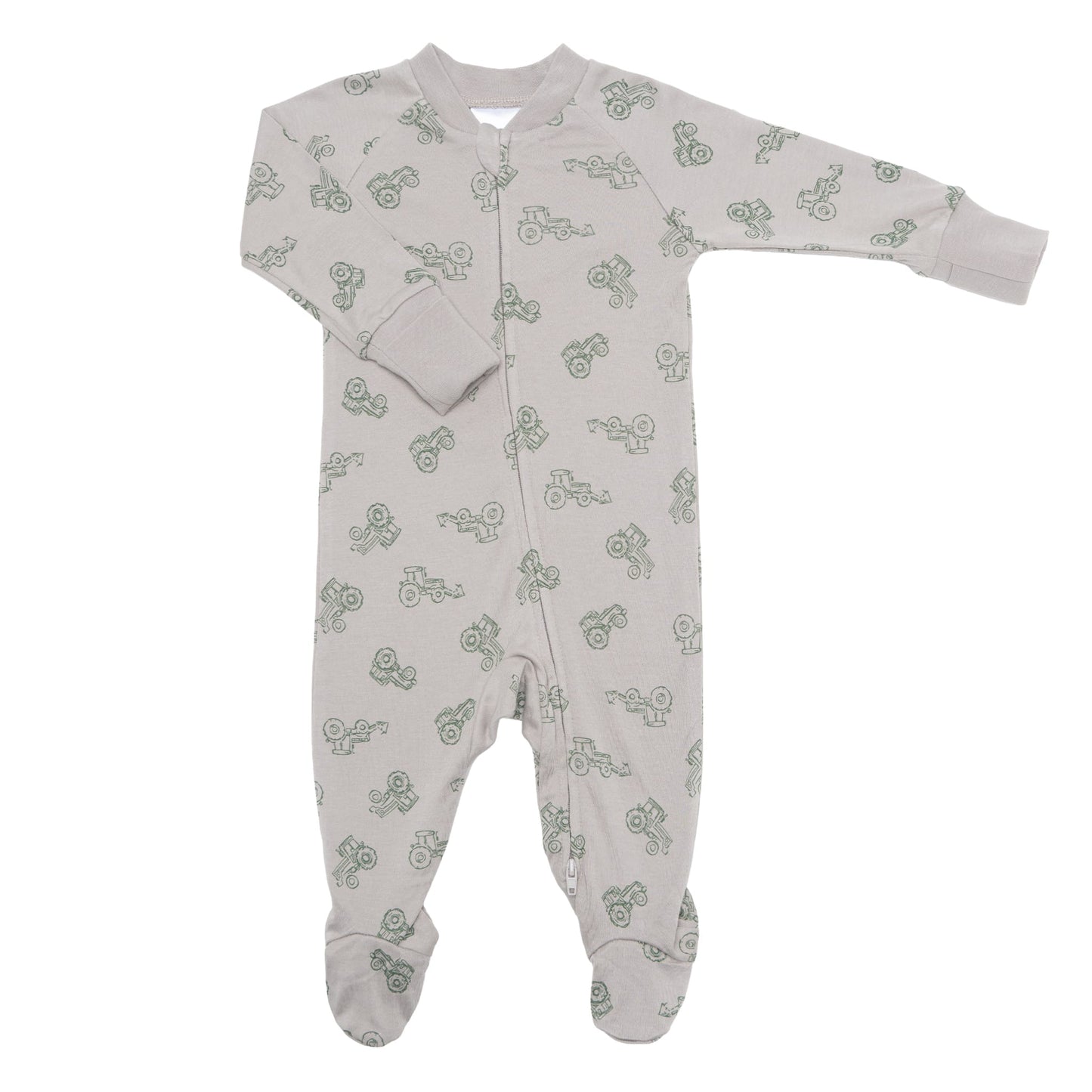 Bamboo baby sleeper - Tractors