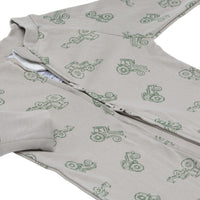 Bamboo baby sleeper - Tractors