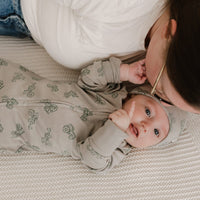 Bamboo baby sleeper - Tractors