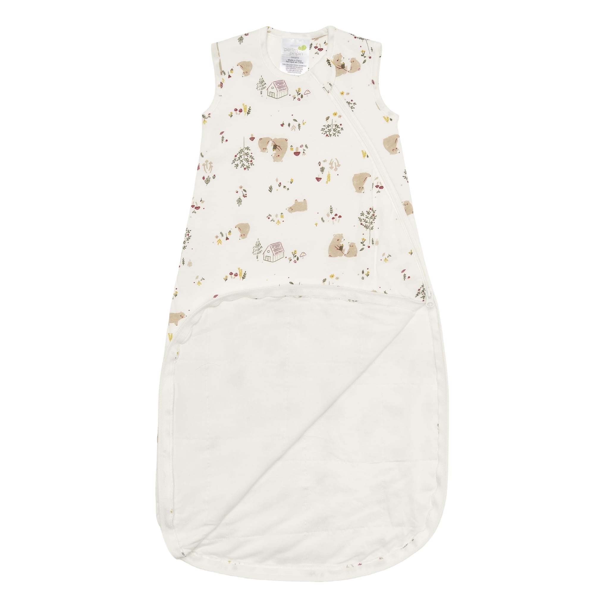 Quilted bamboo sleep sack - Bears (2.5 togs)