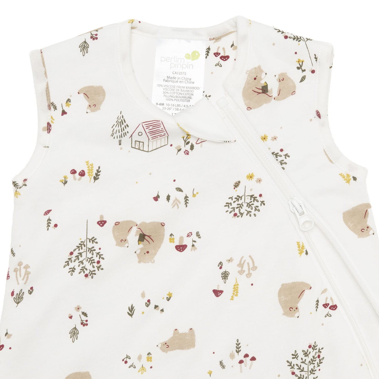 Quilted bamboo sleep sack - Bears (2.5 togs)