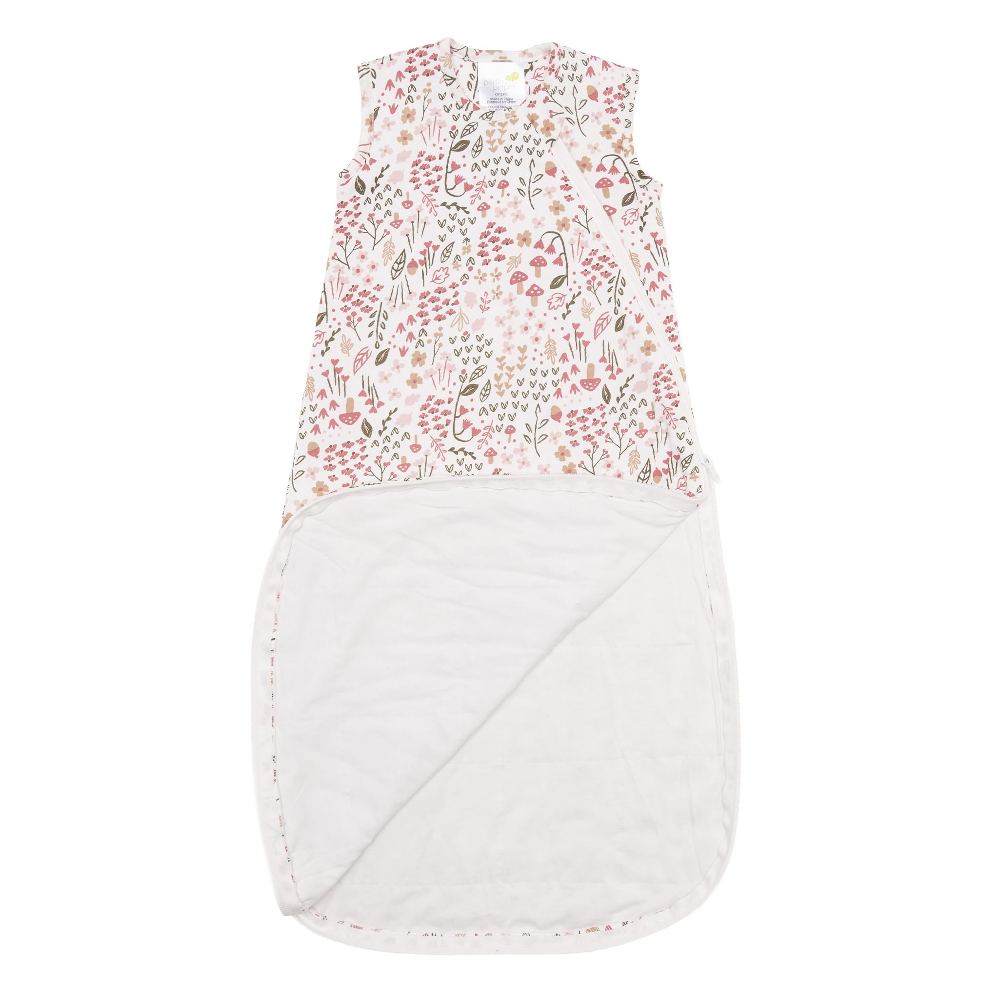 Quilted bamboo sleep sack - Garden (2.5 togs)