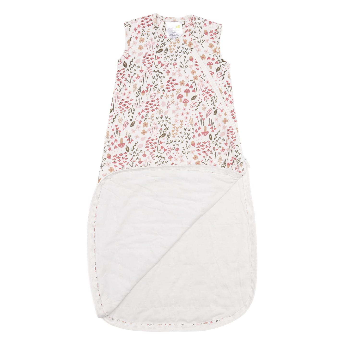 Quilted bamboo sleep sack - Garden (2.5 togs)