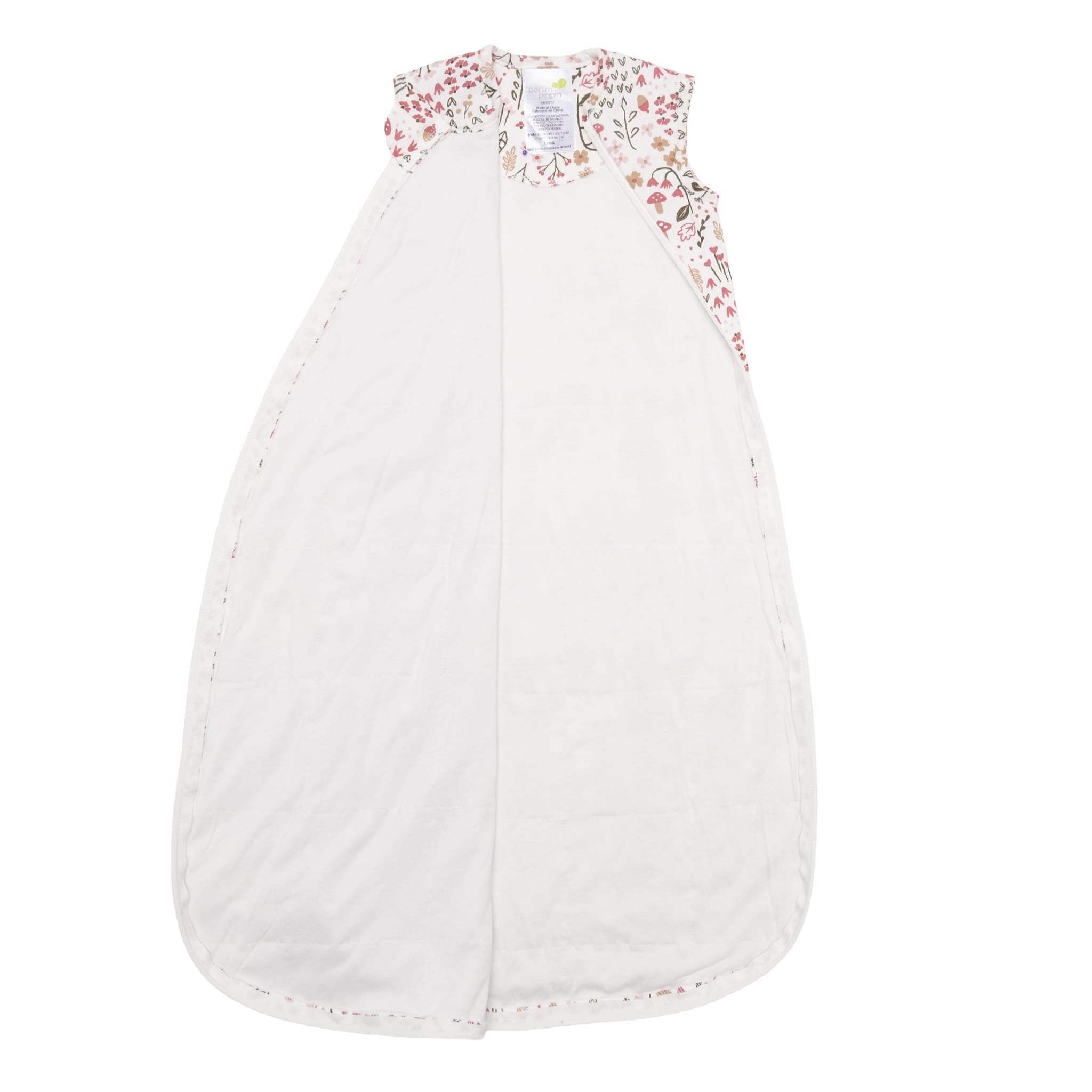 Quilted bamboo sleep sack - Garden (1.0 tog)