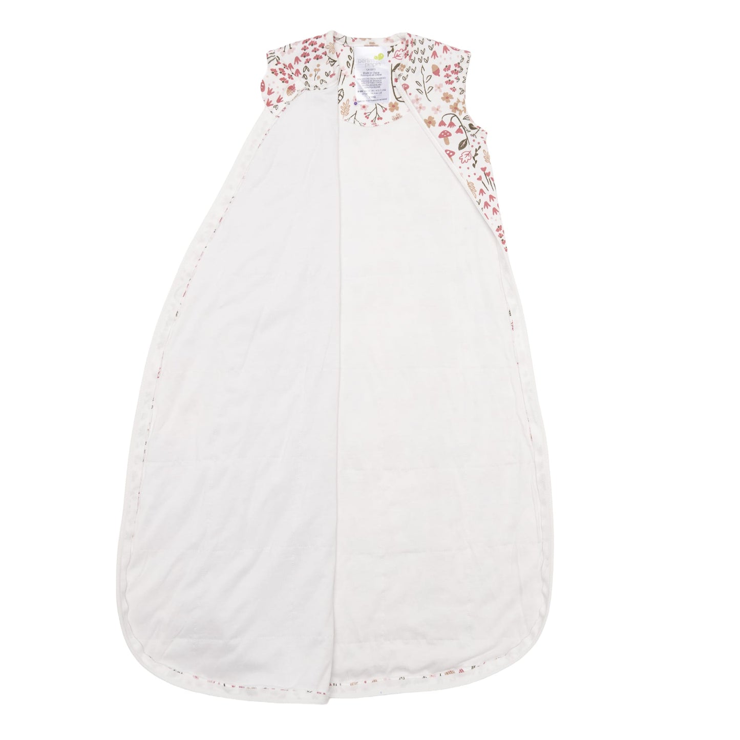 Quilted bamboo sleep sack - Garden (2.5 togs)