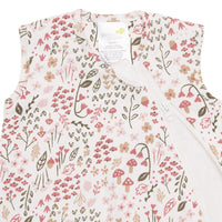 Quilted bamboo sleep sack - Garden (2.5 togs)
