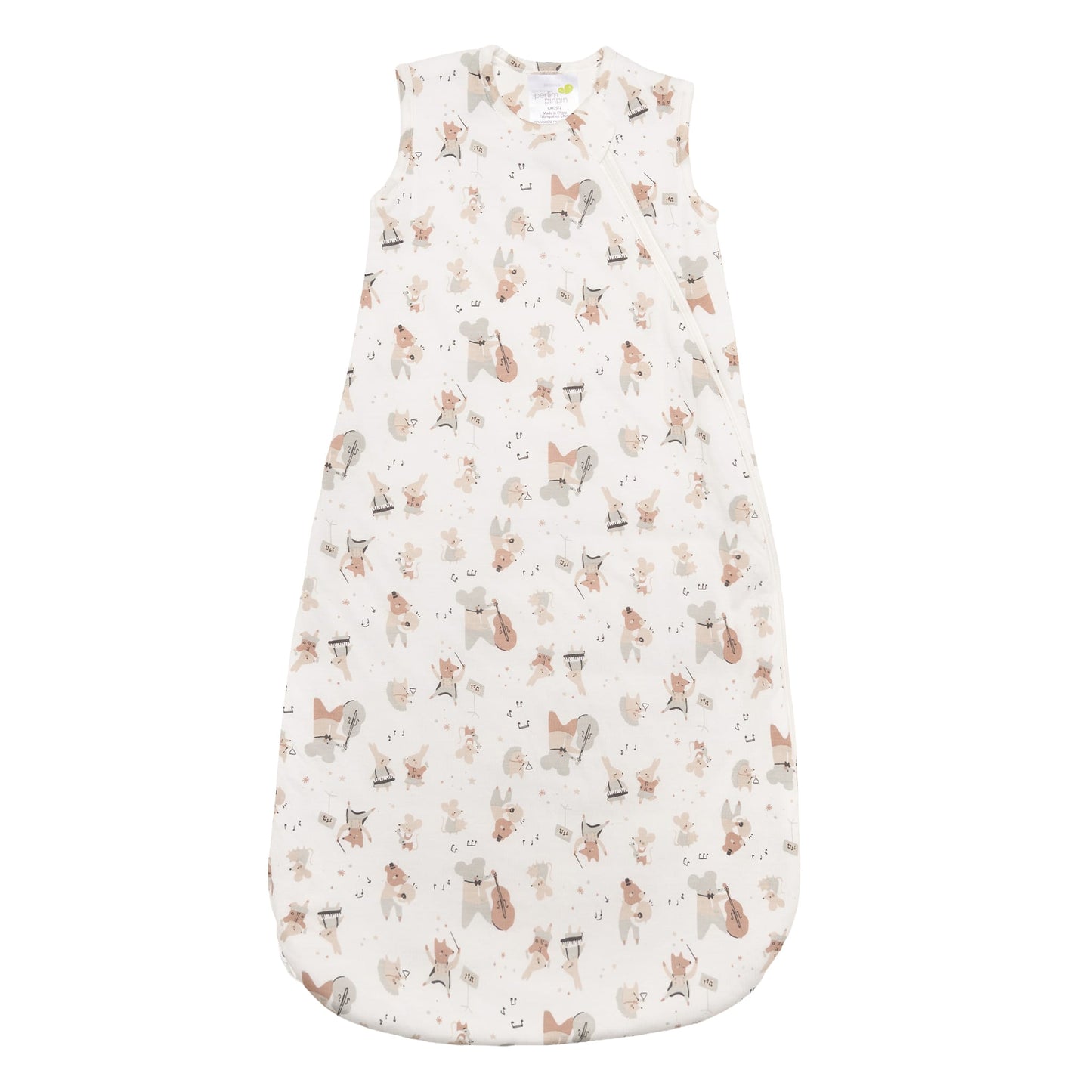 Quilted bamboo sleep sack - Music (2.5 togs)