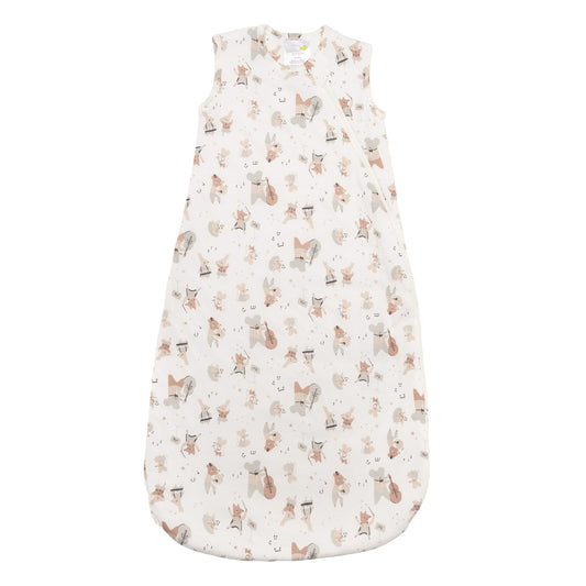 Quilted bamboo sleep sack - Music (1.0 tog)