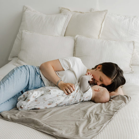 Quilted bamboo sleep sack - Music (1.0 tog)