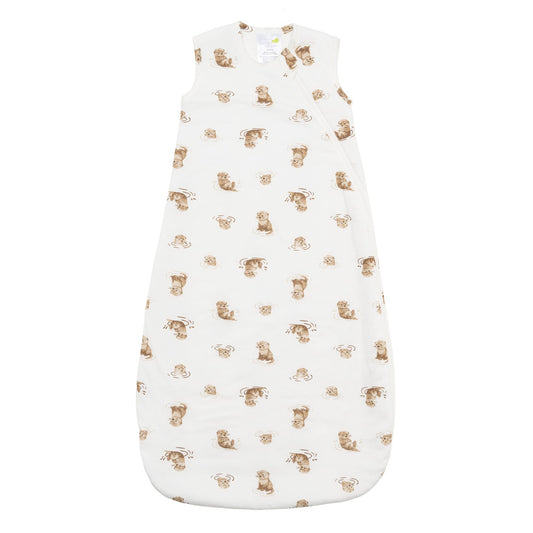 Quilted bamboo sleep sack - Otters (1.0 tog)