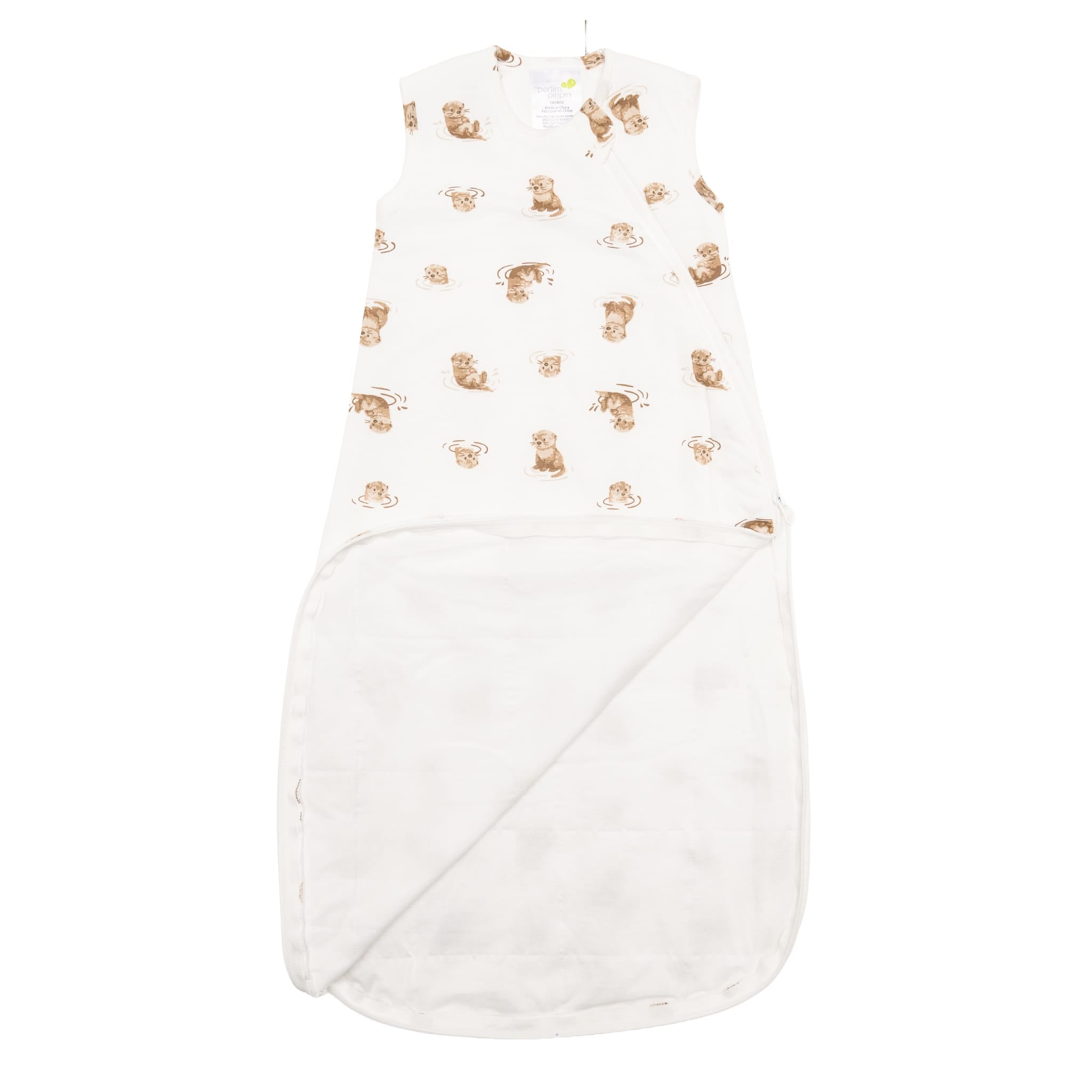 Quilted bamboo sleep sack - Otters (2.5 tog)