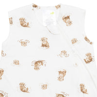 Quilted bamboo sleep sack - Otters (1.0 tog)