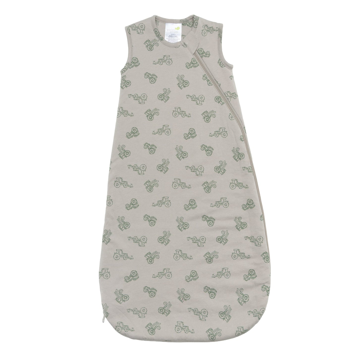 Quilted bamboo sleep sack - Tractors (1.0 tog)